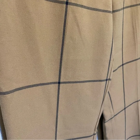 Anthropologie Sable Windowpane Trousers Size 6 Office Wear Professional EUC - Picture 5 of 9